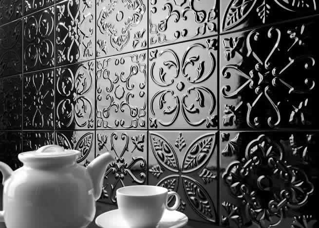 pressed tin kitchen splashback Sydney tiles